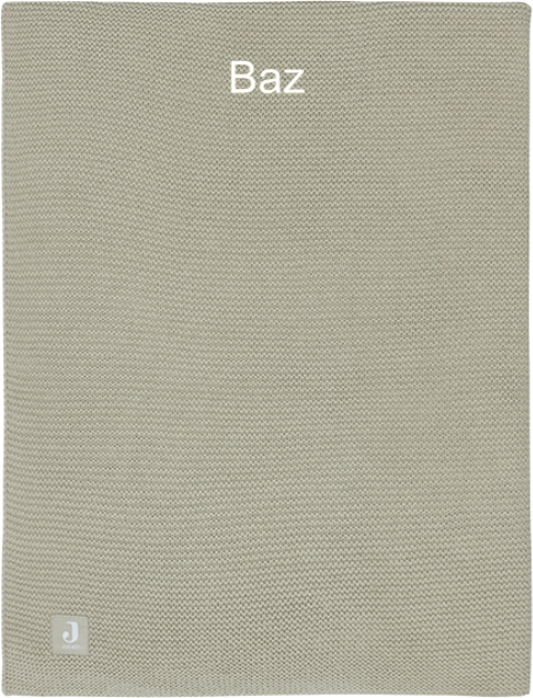 Wiegdeken Jollein olive green ongevoerd