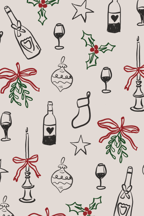 Wenskaart Kerstprint 2024