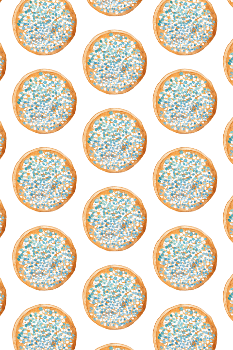 Wenskaart Blauwe muisjes