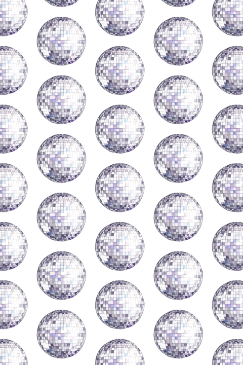 Wenskaart Discoballen