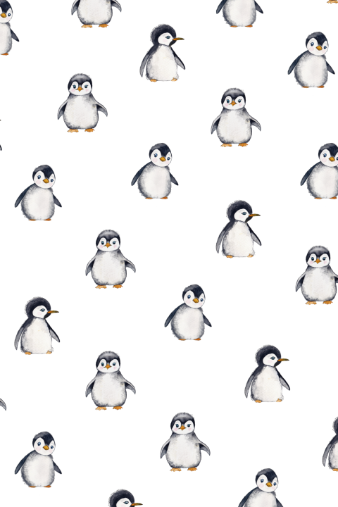 Wenskaart Pinguïns