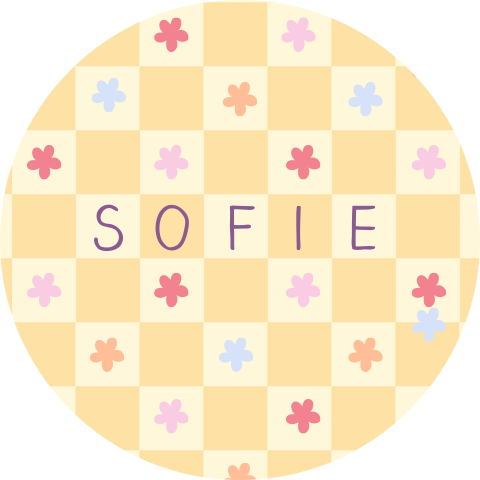 Raamsticker checkerboard geel bloemen Sofie