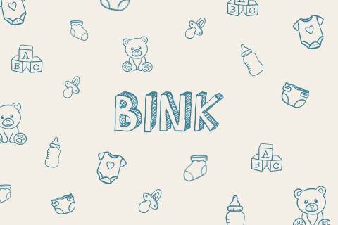 Geboortekaartje baby doodles uniseks Bink