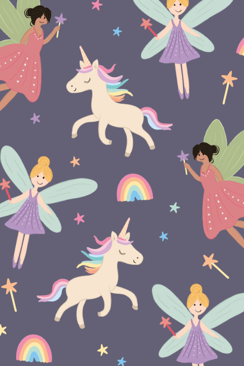 Wenskaart Unicorns