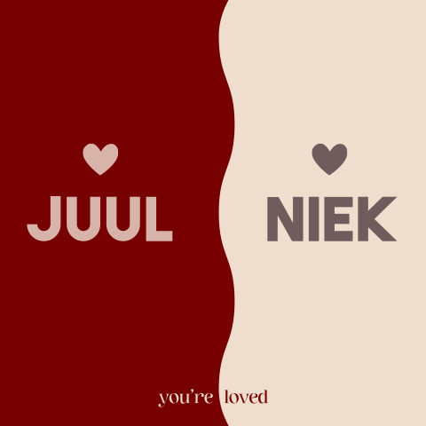 Geboortekaartje Tweeling Golf Juul Niek