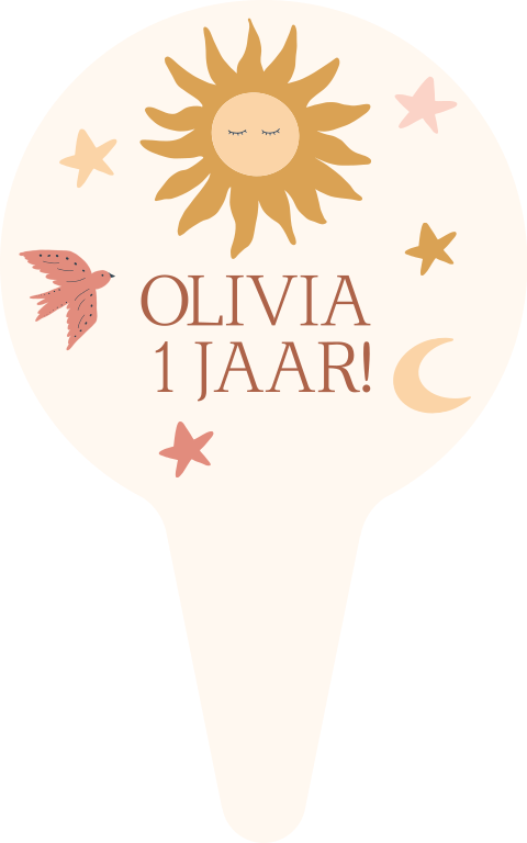 Prikker Rond Zon Olivia