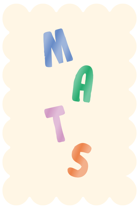 Geboortekaartje Bolletjesrand Gekleurde Letters Mats