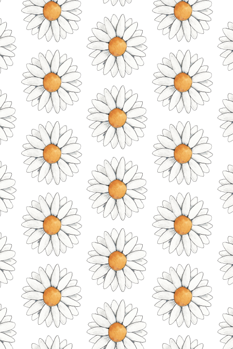 Wenskaart Madeliefjes