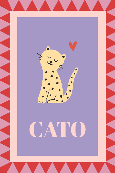 Tuinbord Luipaard Cato