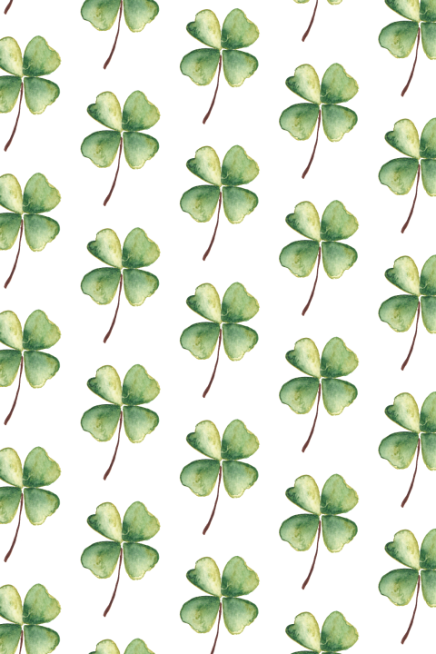 Wenskaart Klavertje vier