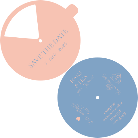Trouw Save the date Draai cirkel