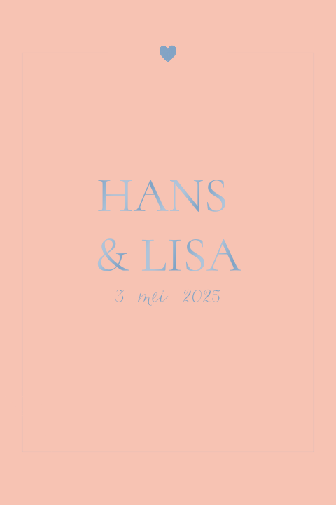 Trouw uitnodiging kader