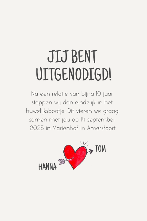 Kaart binnenkant