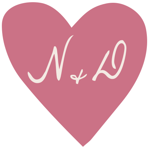 Sticker hartjesvorm Naomi David 