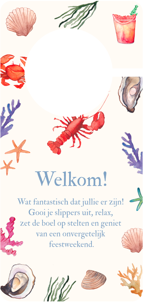 Deurhanger strand elementen Holly James