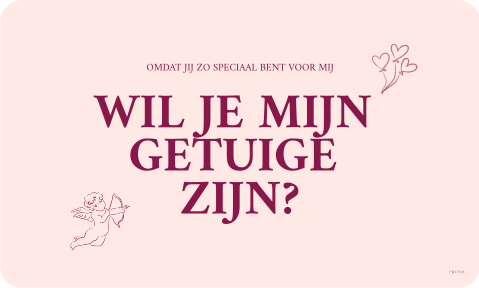 Wijnetiket roze bordeaux rood 