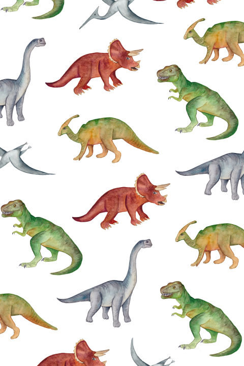 Wenskaart Dinosauriërs