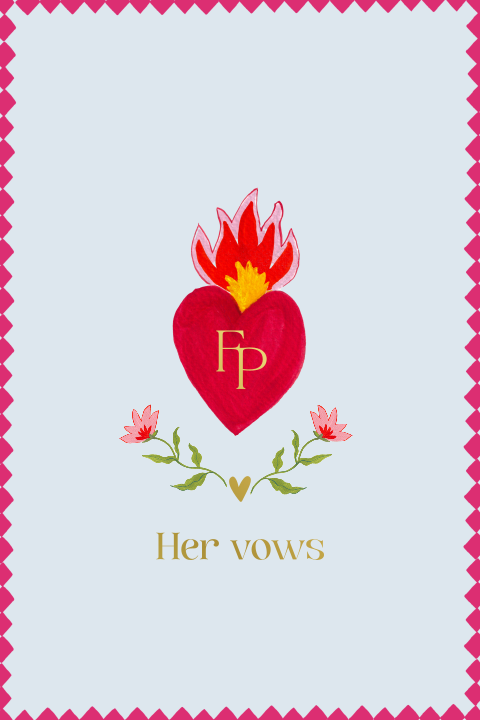 Geloftenboekje boho hart Femke Pieter