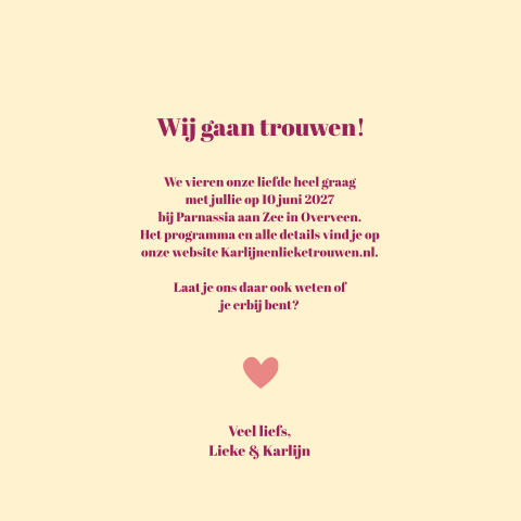 Kaart binnenkant
