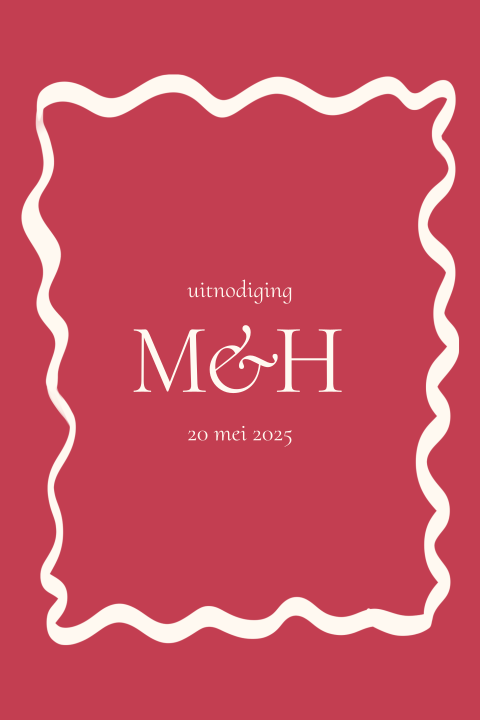 Trouw Uitnodiging Kringelrand