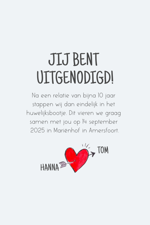 Kaart binnenkant