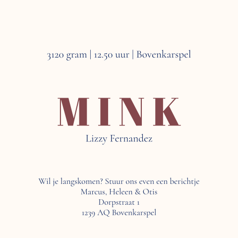 Kaart binnenkant