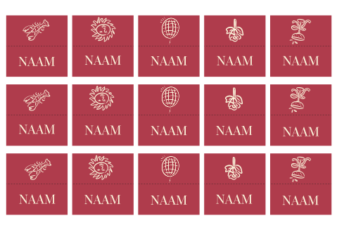 Naamkaartjes Iconen Jacob Lizette