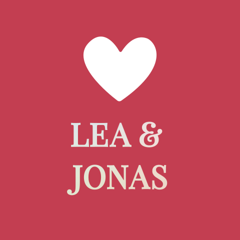 Extra kaart hart Lea en Jonas