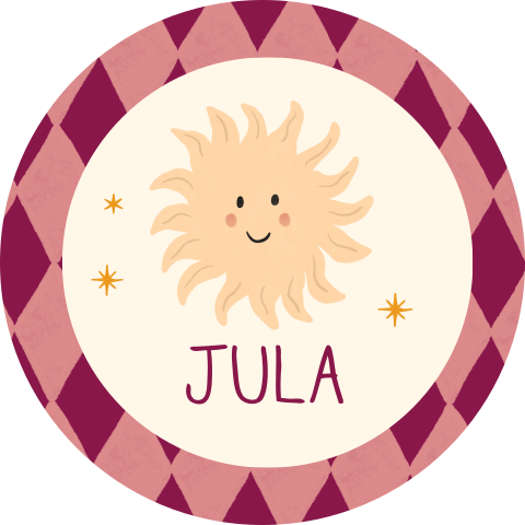 Muurcirkel zon smile Jula