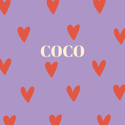 Raamsticker Coco