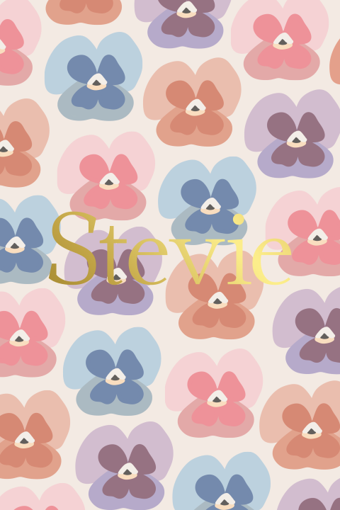 Geboortekaartje Geboortebloem februari Viooltje