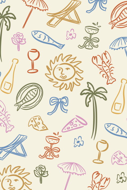 Wenskaart Borrelzomerprint