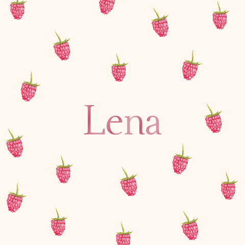 Geboortekaartje Frambozen roze dubbel vierkant