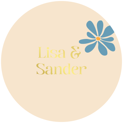 Trouw Save the date Lisa Sander bloemen
