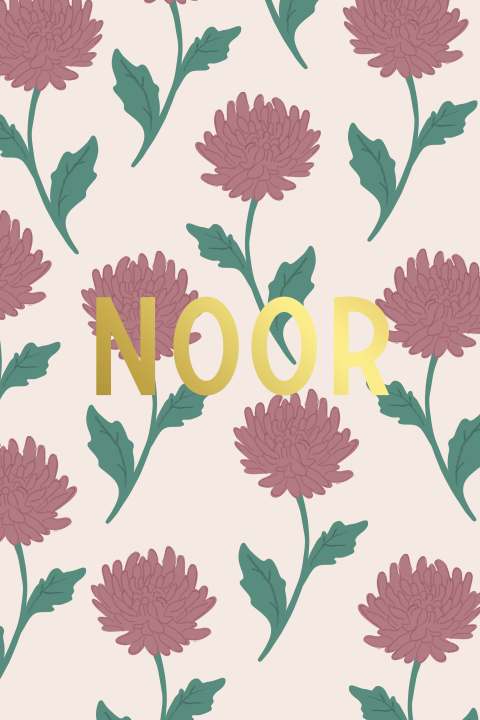 Geboortekaartje Chrysant november