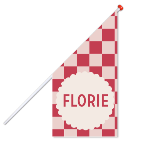 Geboortevlag Geblokt