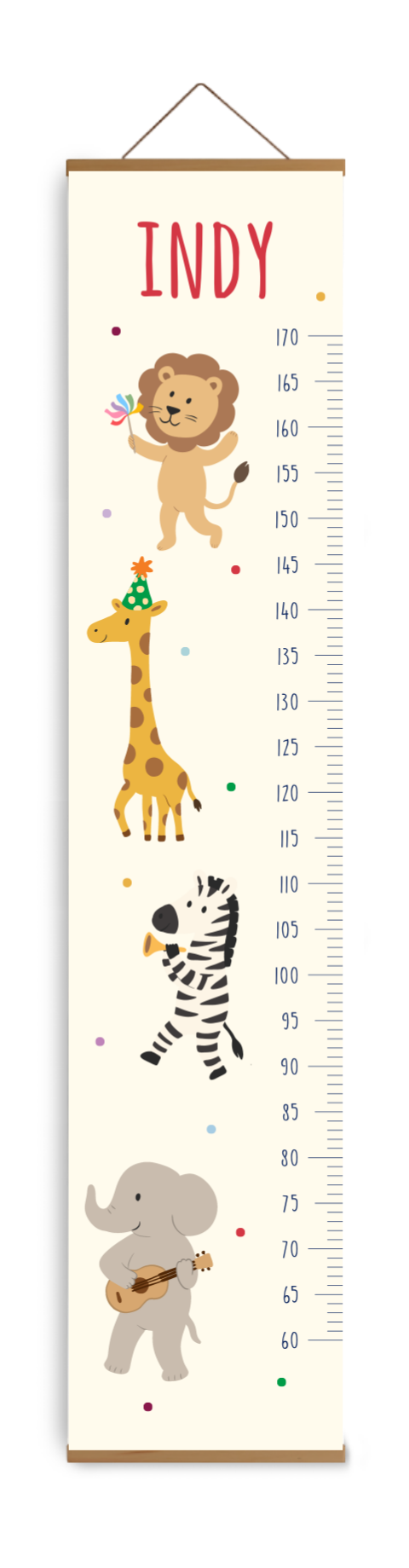 Groeimeter Dansende dieren Indy