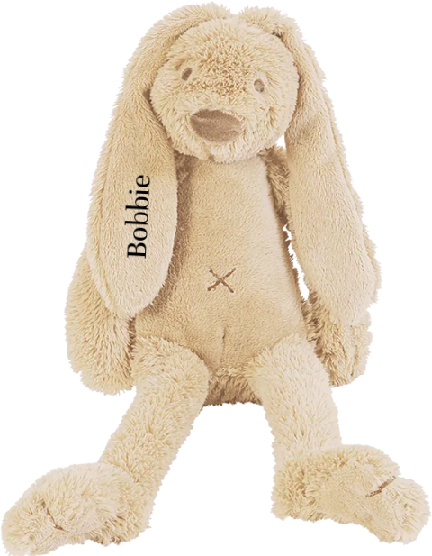 Knuffel Happy Horse konijn beige met naam