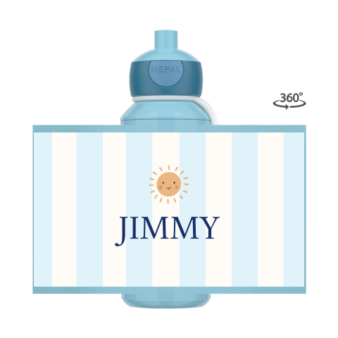 Mepal Pop-up Drinkfles Streepjes Jimmy