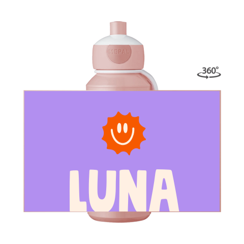 Mepal Pop-up Drinkfles Zonnige Smiley Luna