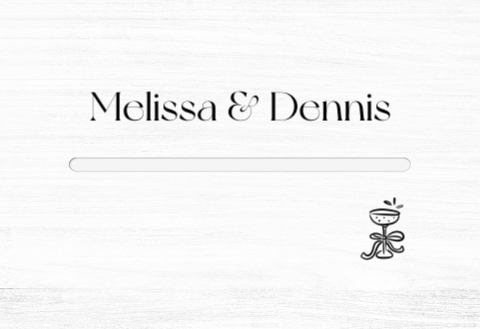 Enveloppenkist champagneglas Melissa Dennis