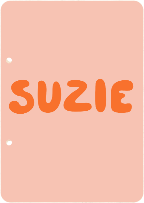 Bewaarbundel geboortekaartjes Suzie