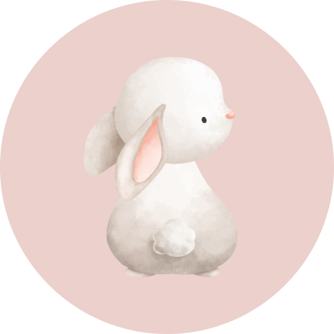 Sluitzegel lief konijntje