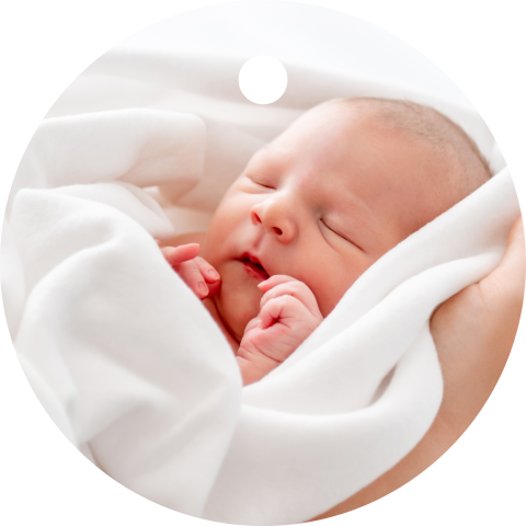 Label gaatje rondje | 16 stuks 40 mm | Foto in rondje