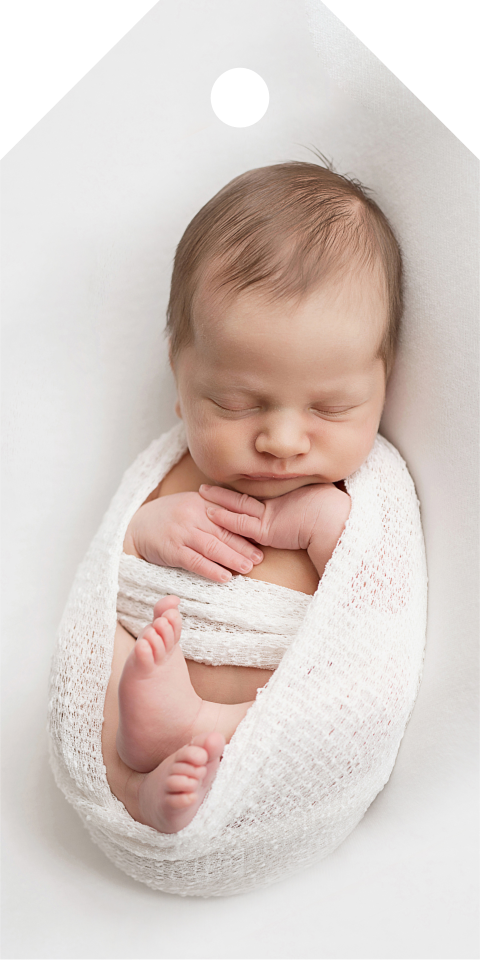 Label gaatje foto | 18 stuks 30x60mm