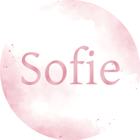 Stickervel | Roze waterverf met spetters naam