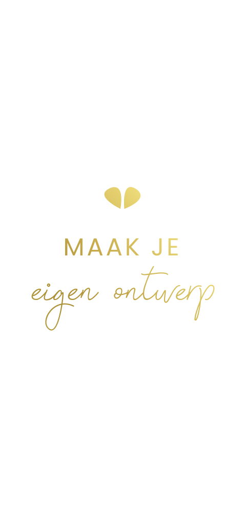 Langwerpig folie - dubbel staand