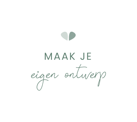 Label gaatje hartje | 16 stuks 45x45 mm