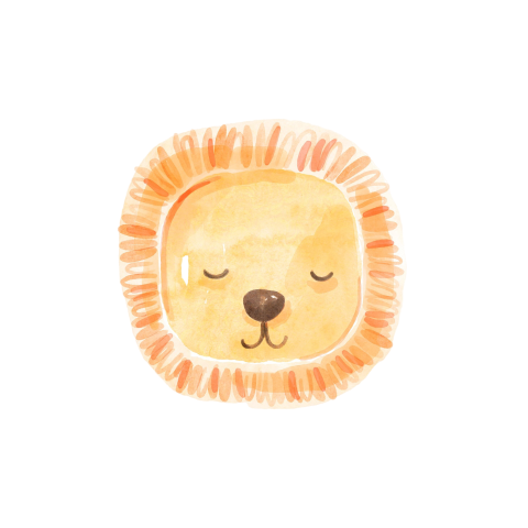 Sluitsticker Leeuw