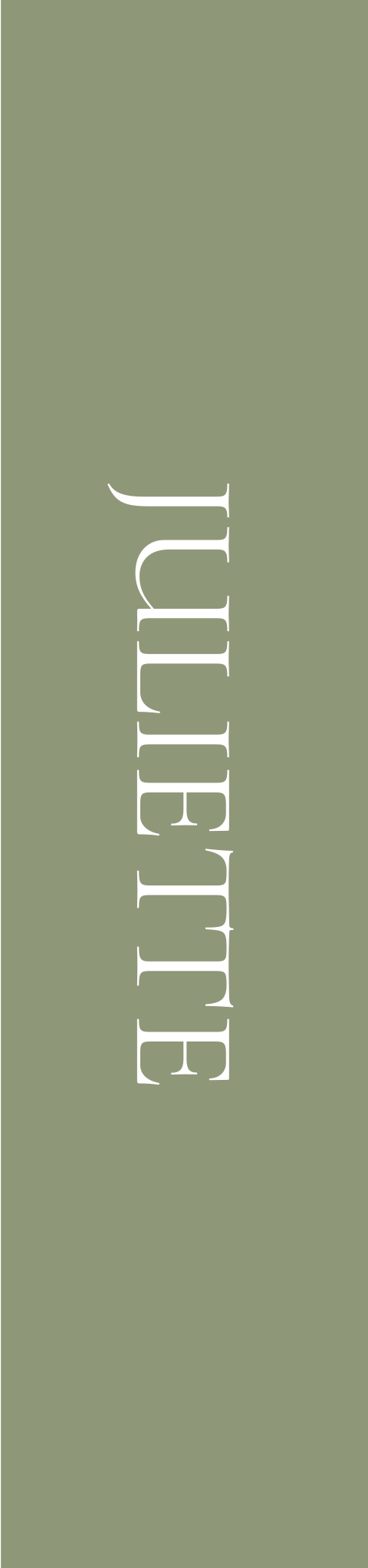 Naamkaartje Enkel Sage Green